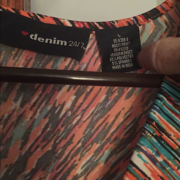 Multiprint full length dress - Picture 2 of 4